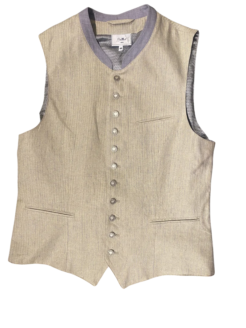 Trachtenweste Adolf Herren Stoiber Trachten beige