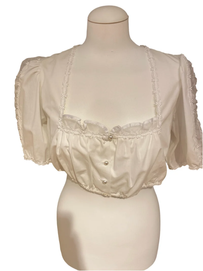 Dirndlbluse Krüger Collection weiß