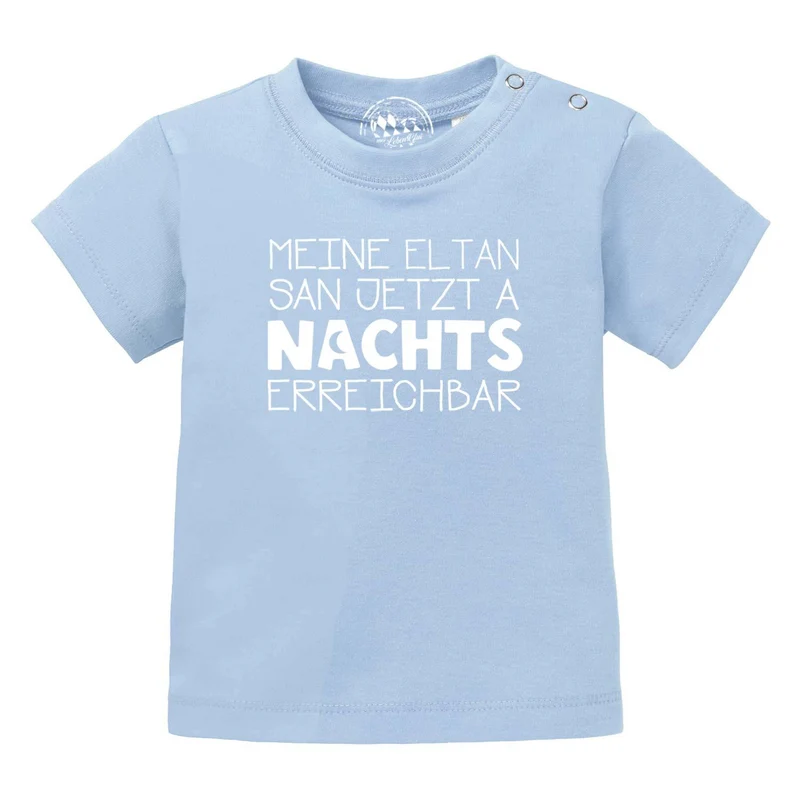Baby T-Shirt "Nachts erreichbar!"