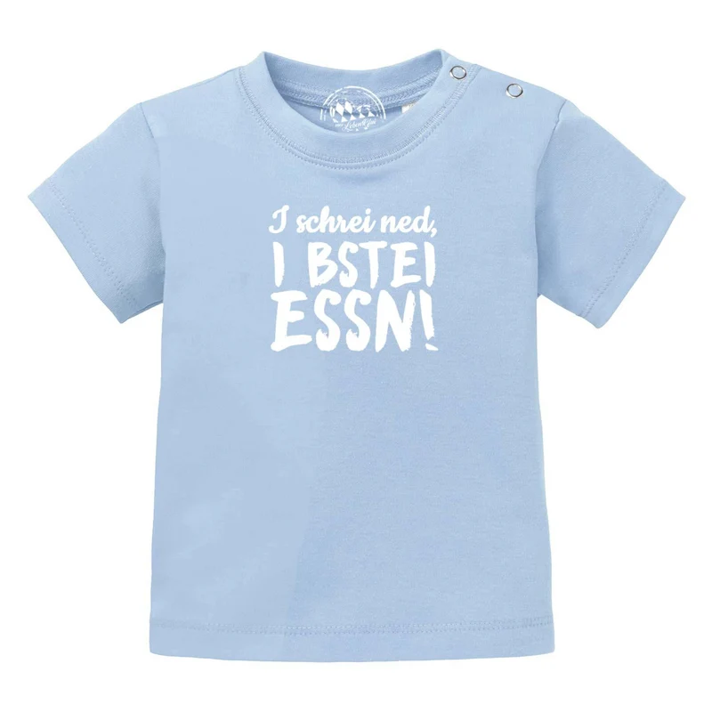 Baby T-Shirt "I bstei Essn…"