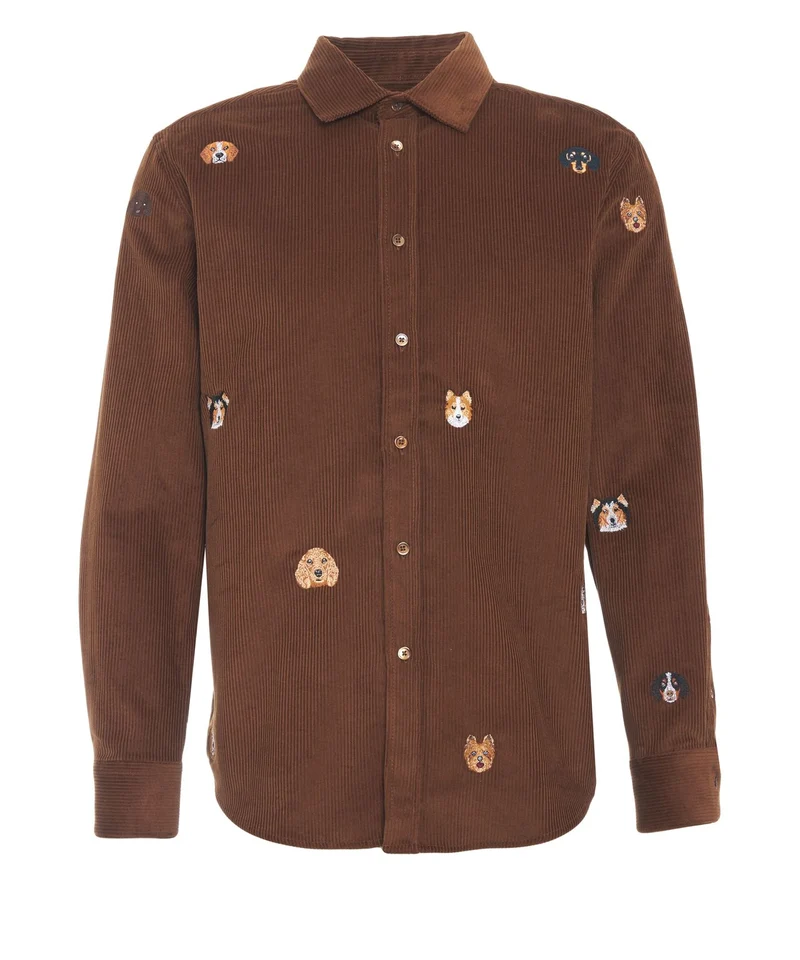 Camicia in velluto a coste 'Lobo'
