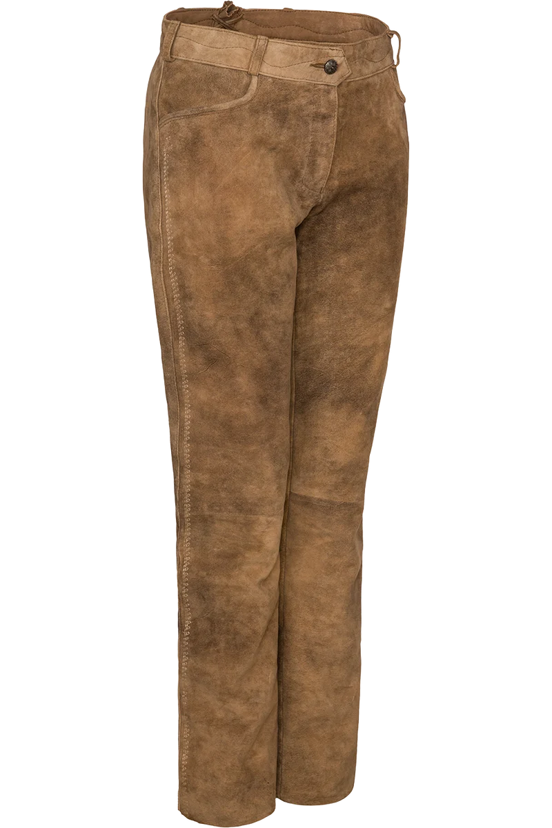 Damen Lederhose lang