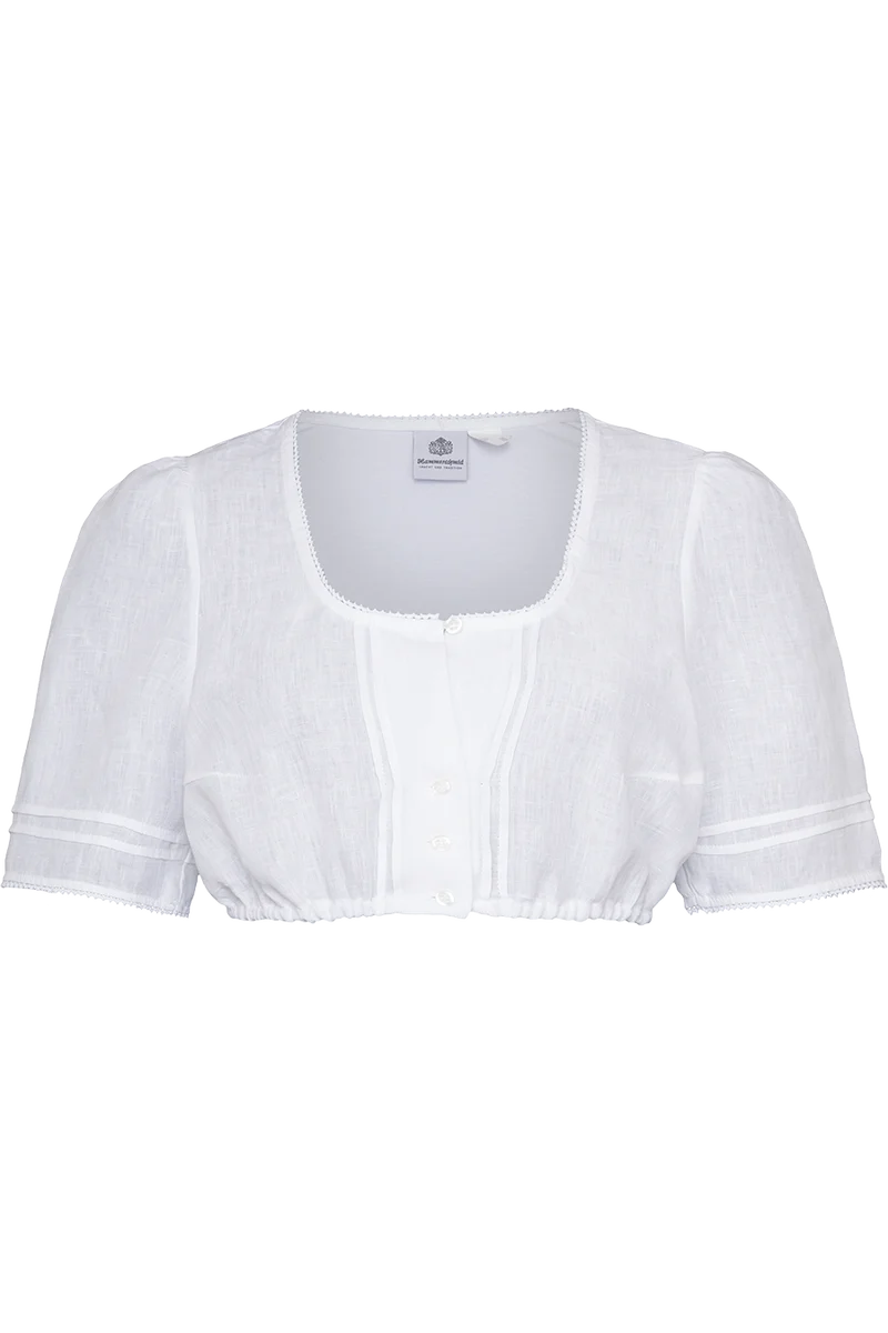 Dirndlbluse aus Leinen