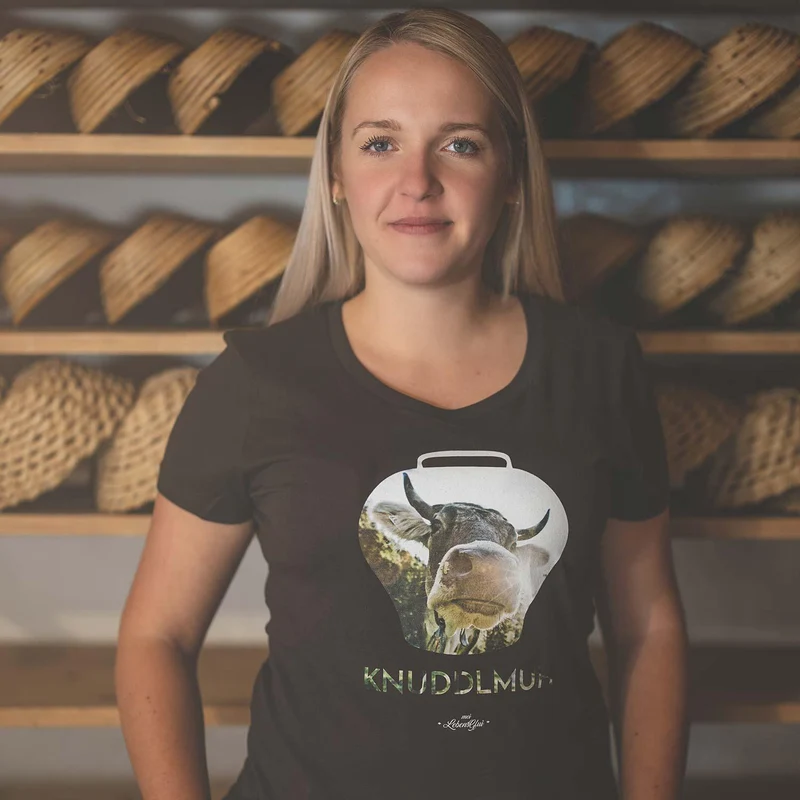 Damen T-Shirt "Knuddlmuh"