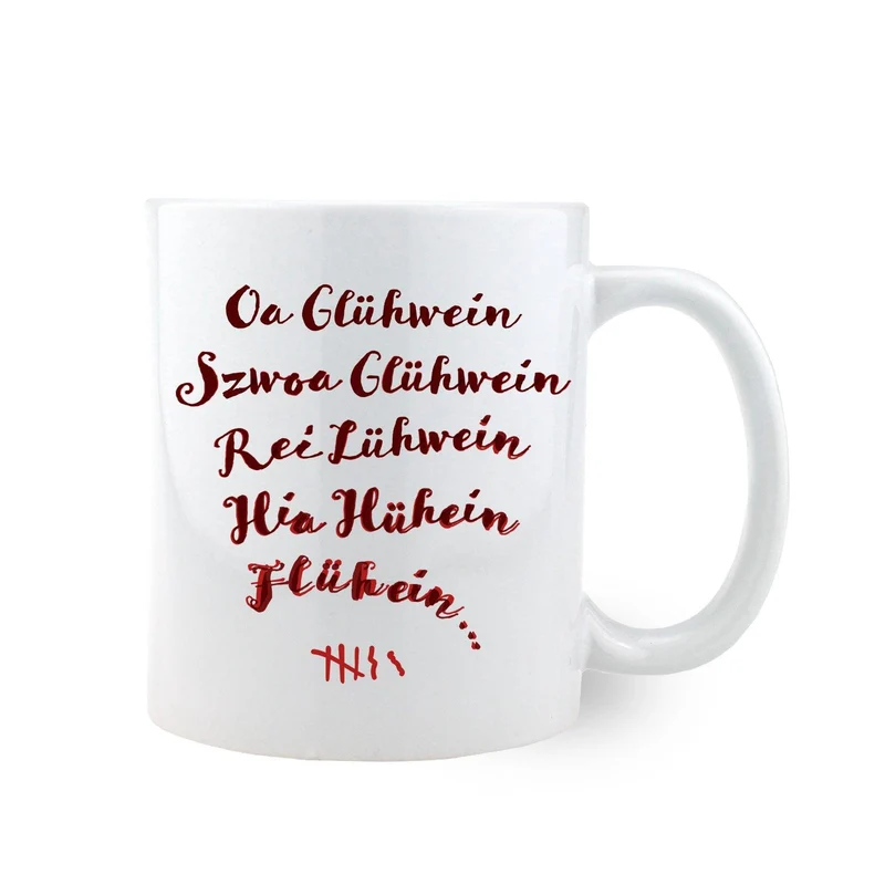 Glühwein-Haferl "Szwoa Glühwein..."