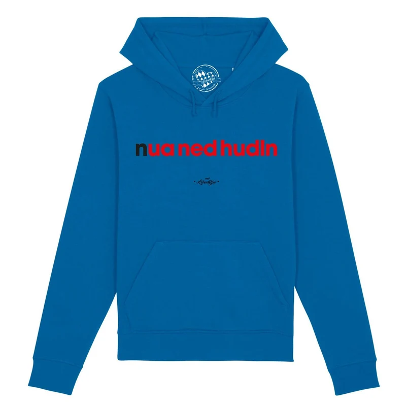 Herren Hoodie "Nua ned hudln"