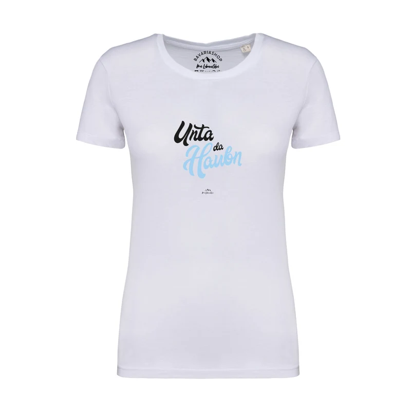 Damen T-Shirt "Unta da Haubn"