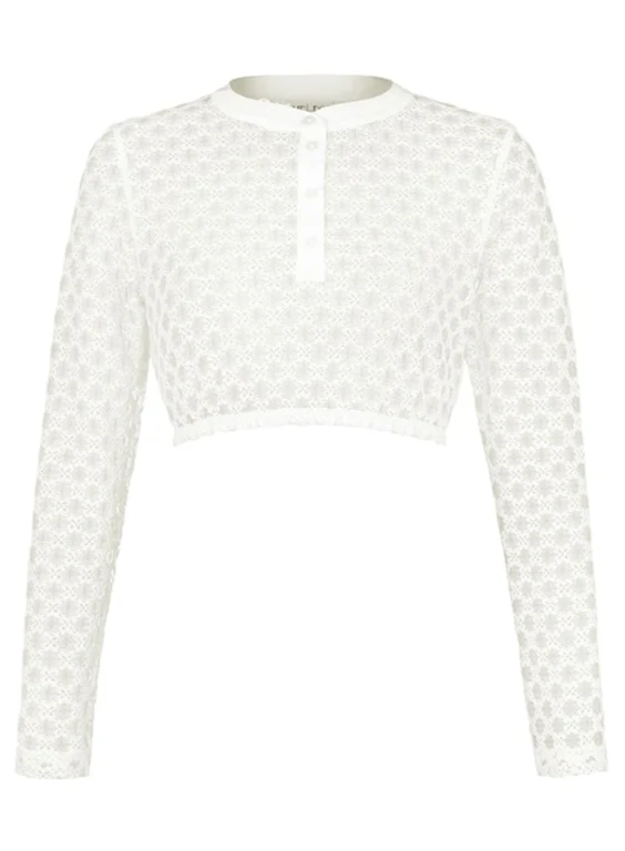 Dirndlbluse Monja Melega creme