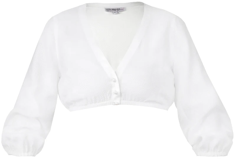 Dirndlbluse Marjo Hausham ¾ Arm off white