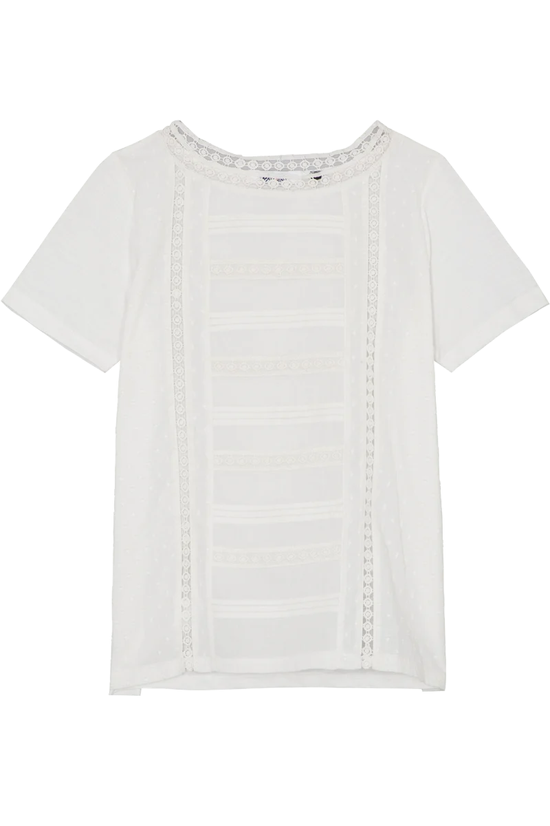 Damen Trachten T-Shirt mit Verzierungen