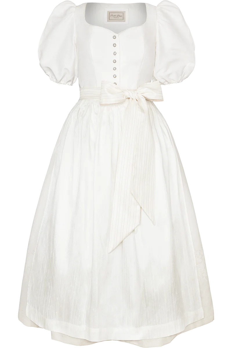 Hochzeitsdirndl lang mit Ärmel
