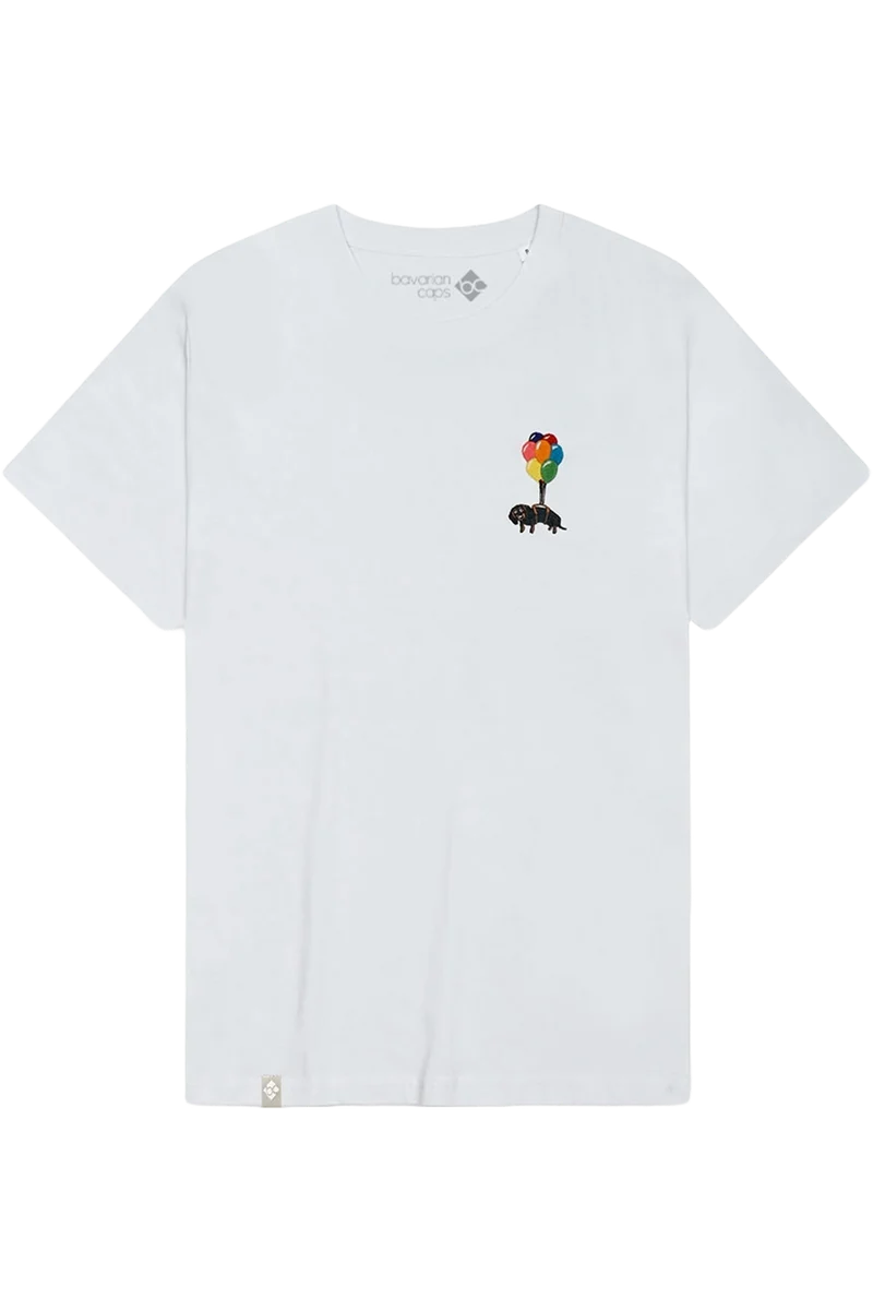 Damen T-Shirt mit Stickerei 'Dackelexpress'