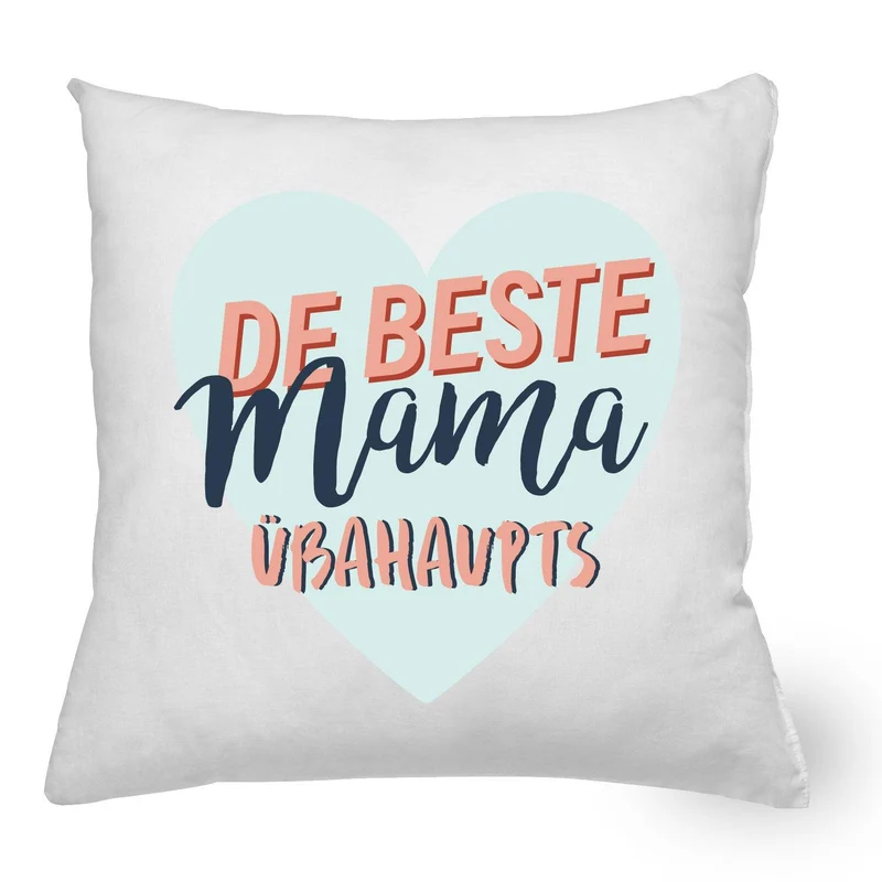 Kissen "Beste Mama" mit Füllung