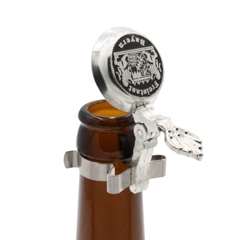 Bierflaschen Zinndeckel zum Aufstecken "Bayern"