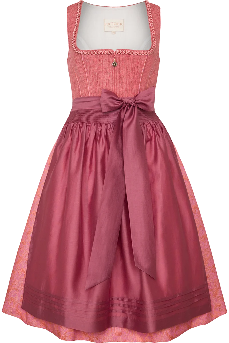 Midi-Dirndl mit Paisleymuster