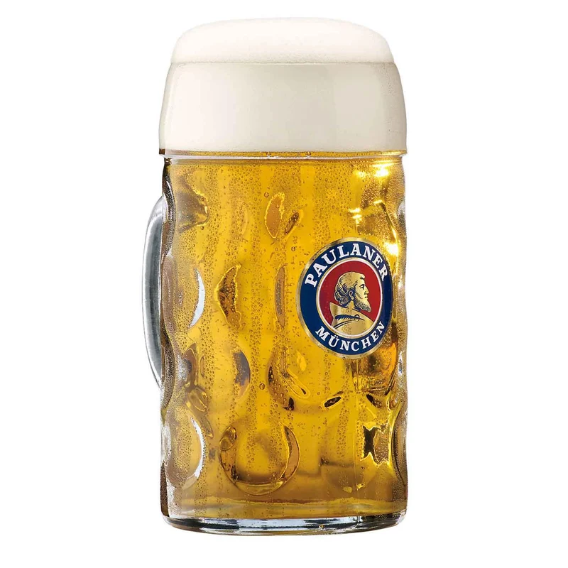 Paulaner Glas Masskrug