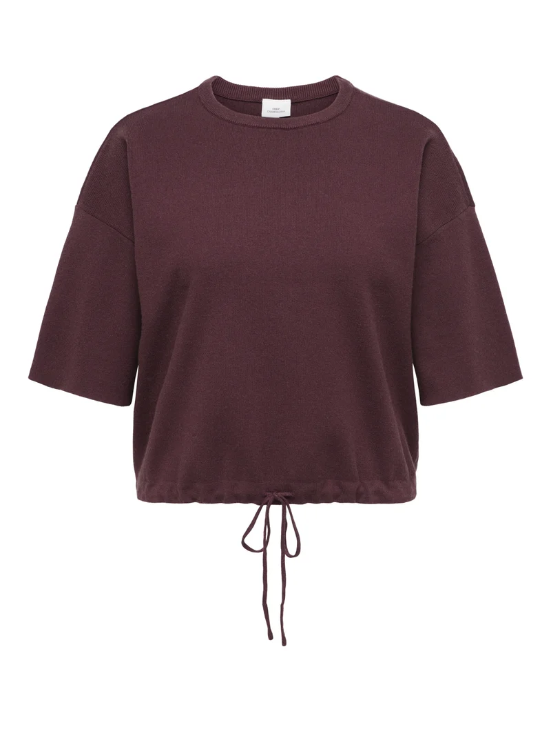 Strick-T-Shirt SITERI Relaxed Fit