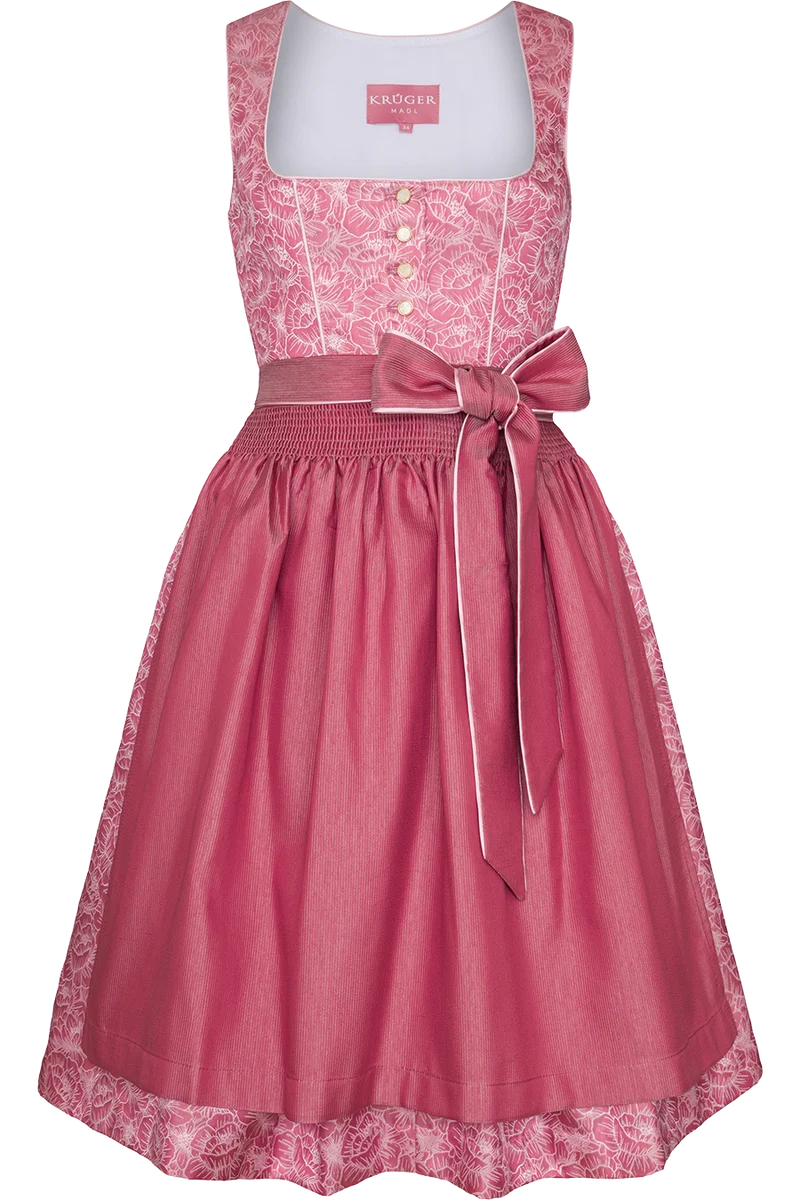 Mini-Dirndl mit Blumenmuster