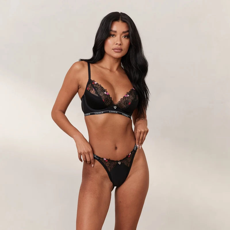 Zalia Plunge BH - Schwarz