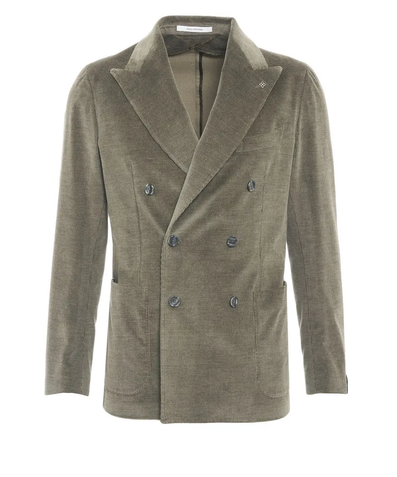 Blazer in velluto a coste