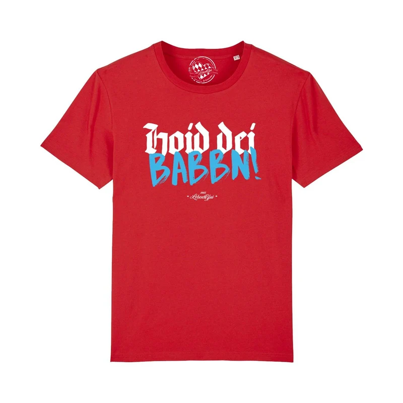 Herren T-Shirt "Hoid dei Babbn"