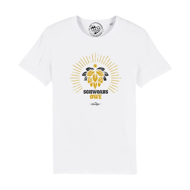 Herren T-Shirt "Schwoabs owe"