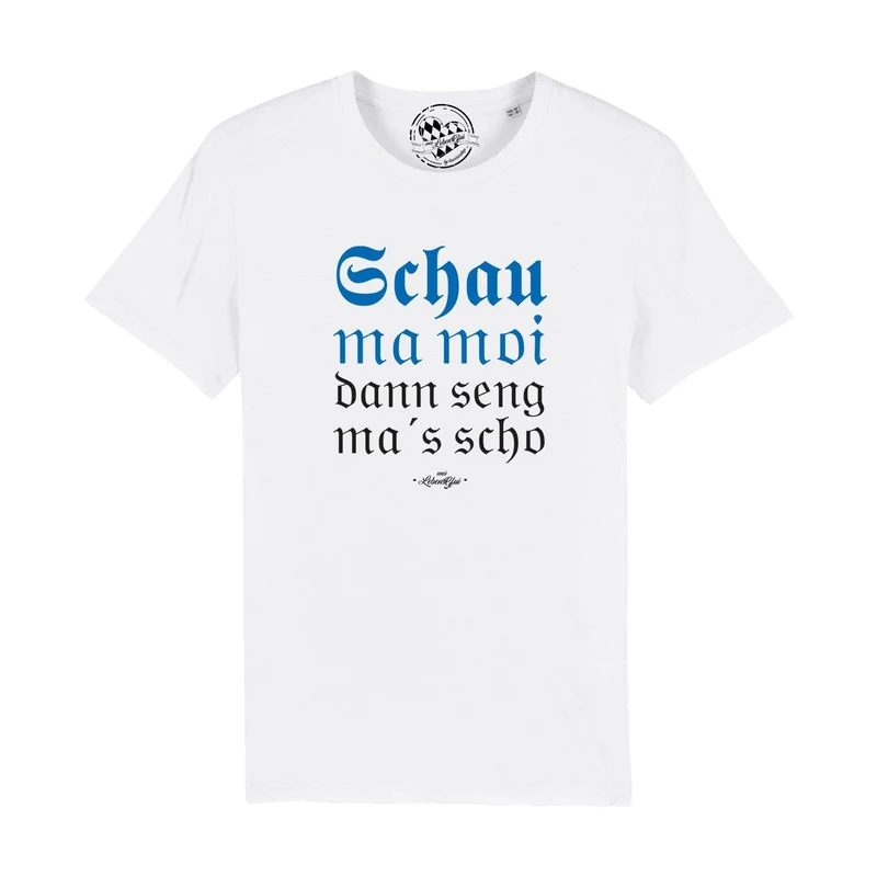 Herren T-Shirt "Schau ma moi"