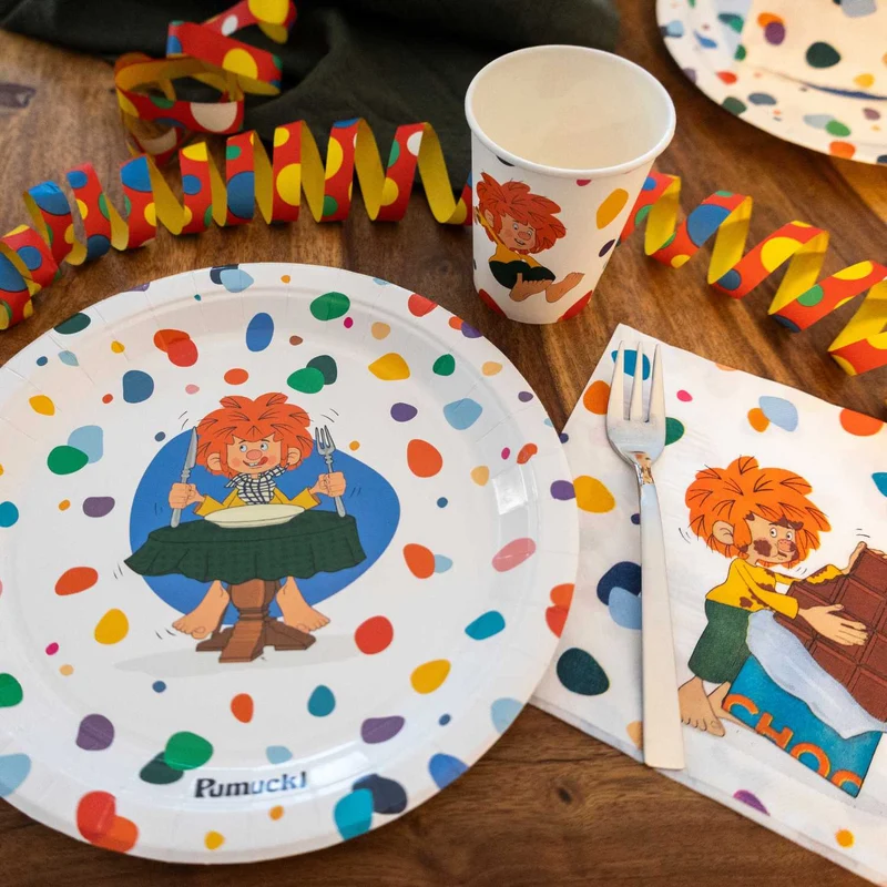 ®Pumuckl Kinder Party-Set für Geburtstag