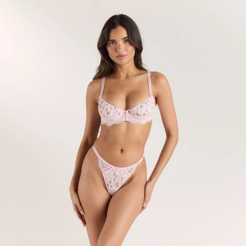 Orelia Balcony BH - Florales Rosa