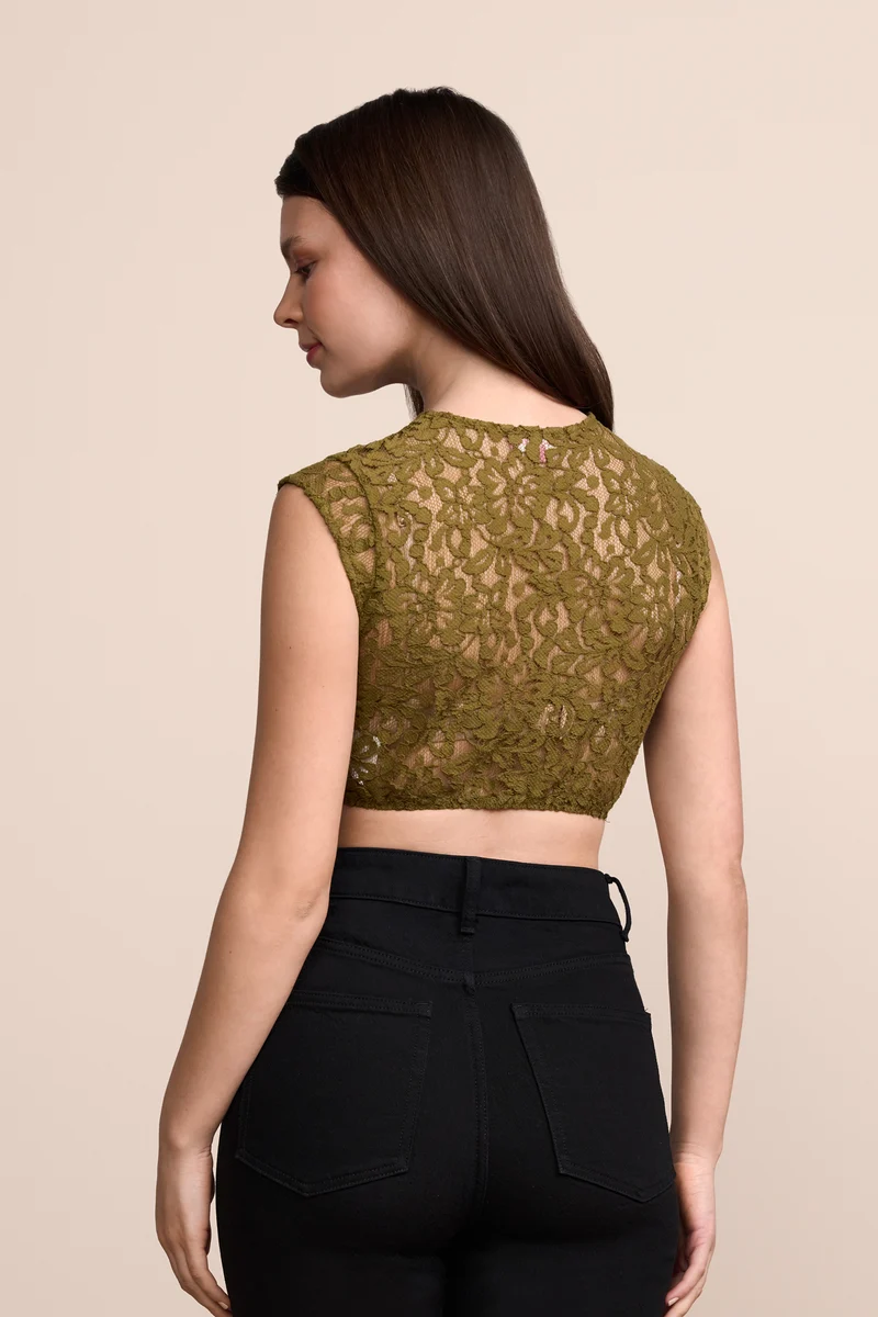 Krüger Dirndlbluse Janelle oliv