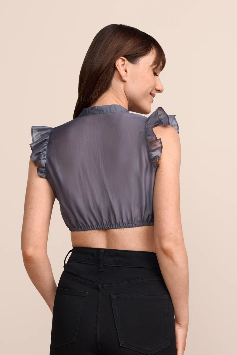Krüger Dirndlbluse Leda blau