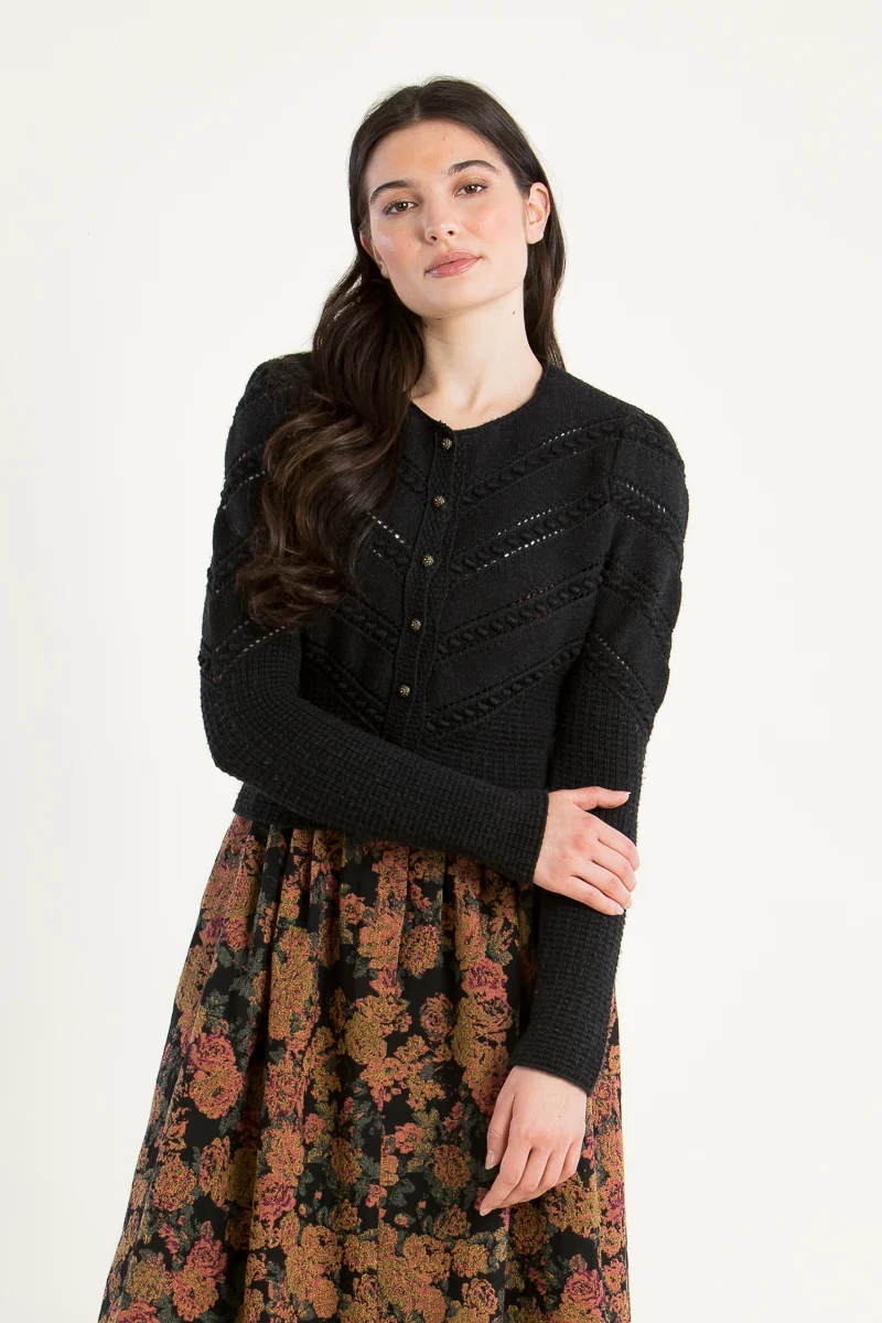 Gottseidank Strickjacke Ophelia lakritz