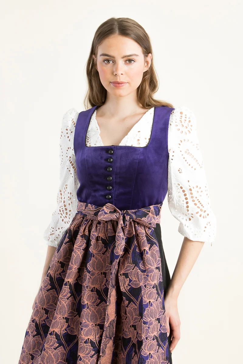 Alpenherz Dirndlbluse Lou Puffarm