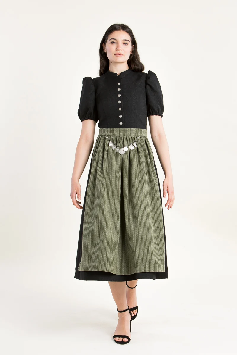 Almliebe Dirndl Therese schwarz