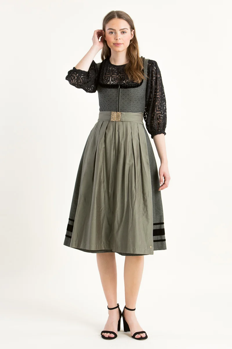 Alpenherz Dirndl Regina oliv