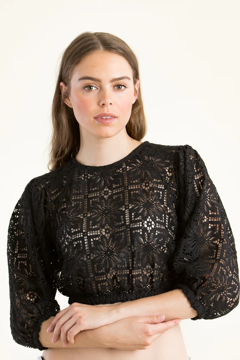 Kinga Mathe Dirndlbluse Oversized schwarz