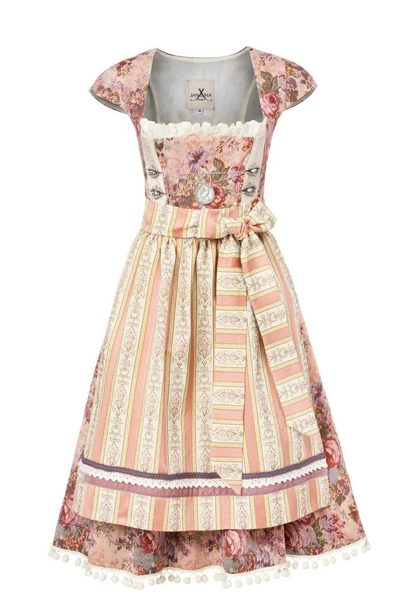 DIRNDL VINTAGE GOBELIN STRETCH ROSE