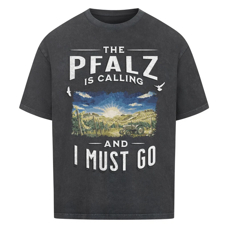 "The Pfalz is calling and i must go" Pfälzer Oversized Shirt