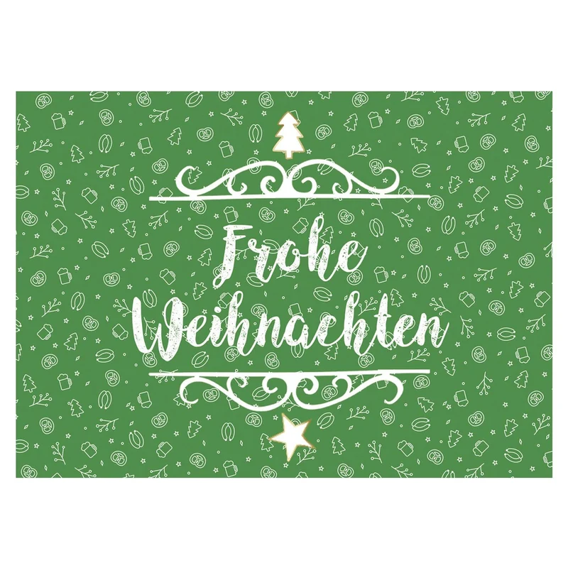 Weihnachts-Grußkarte "Frohe Weihnachten"