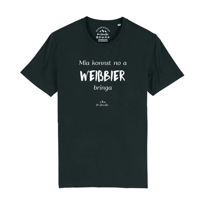 Herren T-Shirt "Mia konnst no a Weißbier bringa"