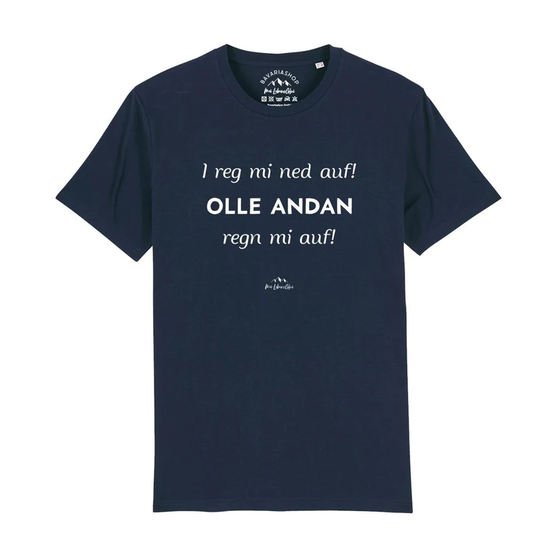 Herren T-Shirt "I reg mi ned auf..."