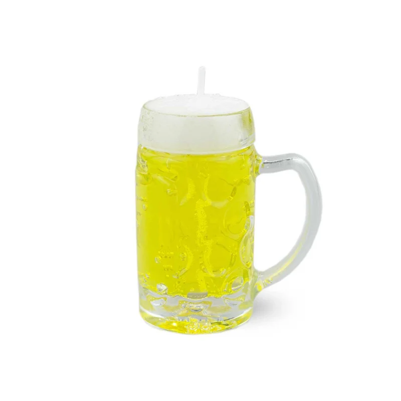 Bierkerze im Stamperl-Glasl