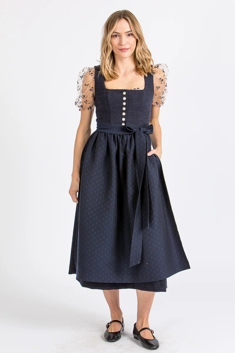 Almliebe Dirndl Danz Bodn blau