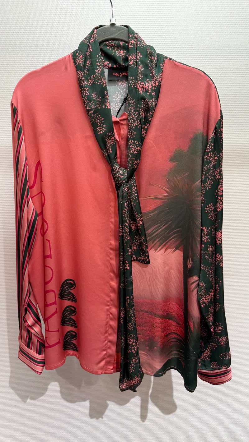 Bluse Miss Goodlife bunt