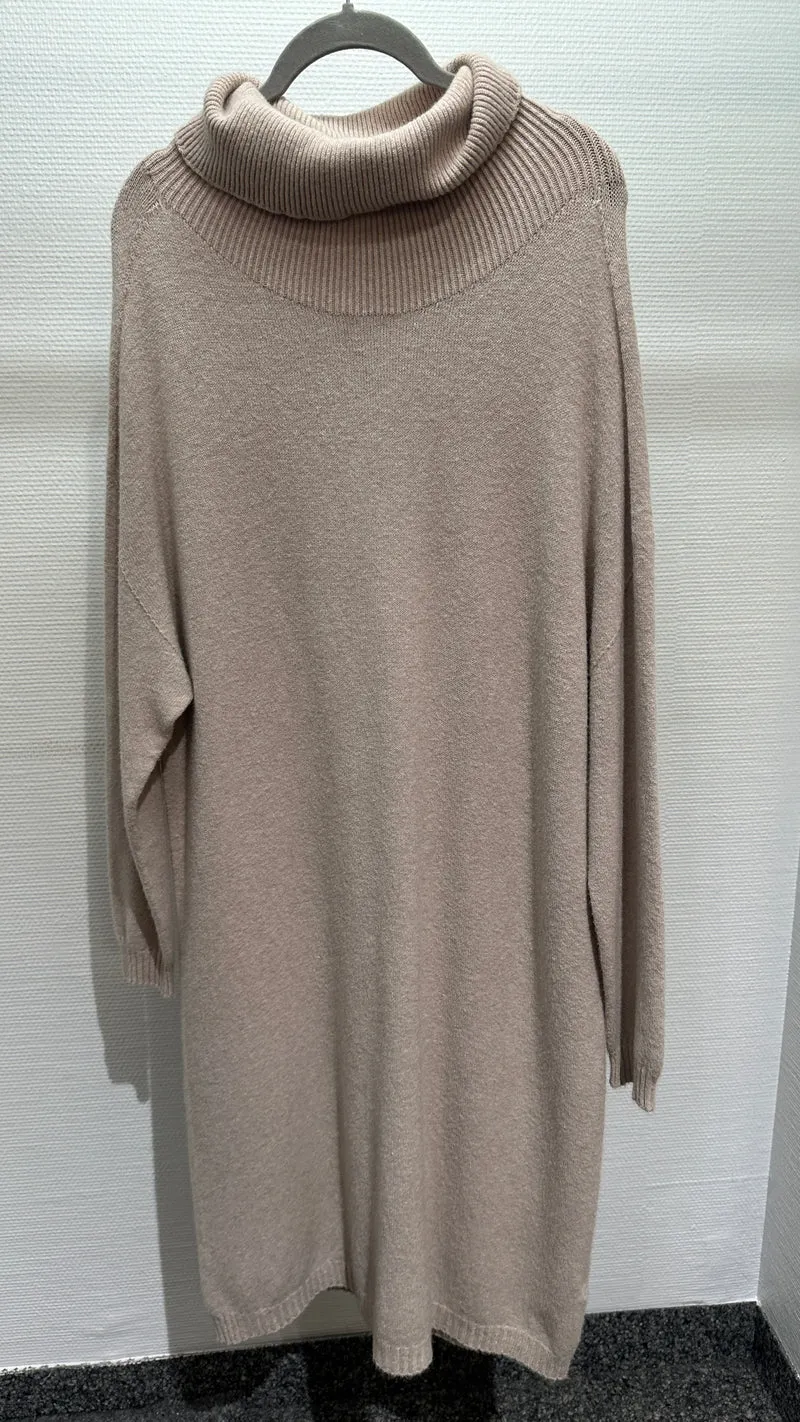 Kleid Strick V Milano creme/beige
