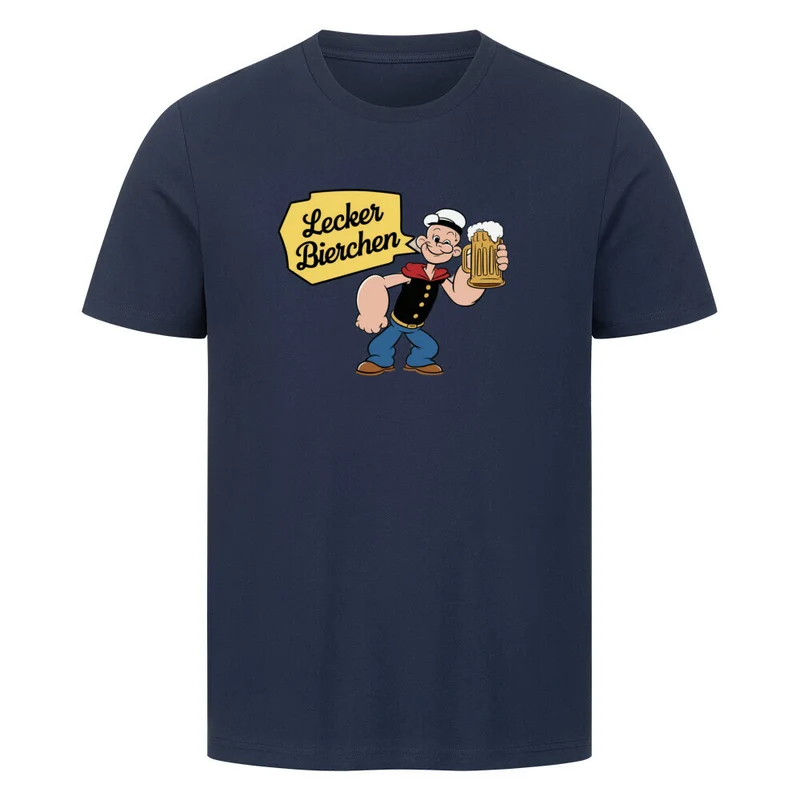 "Lecker Bierchen" Party T-Shirt für Bierliebhaber