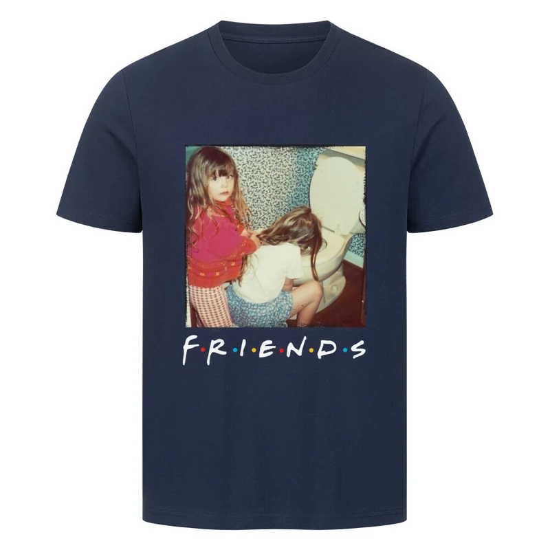"Friends" Premium-Party T-Shirt (Frontprint)
