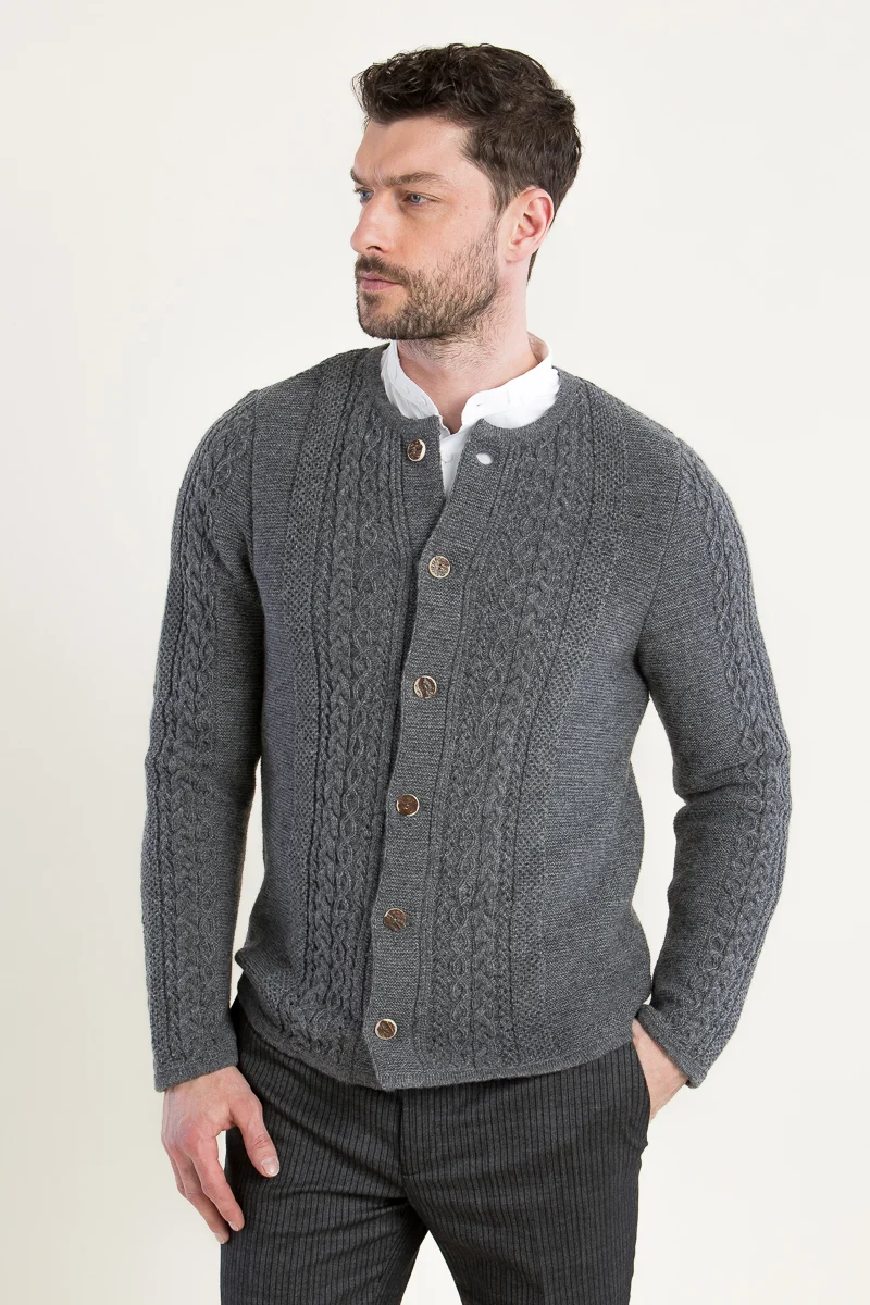 Grasegger Strickjanker grau
