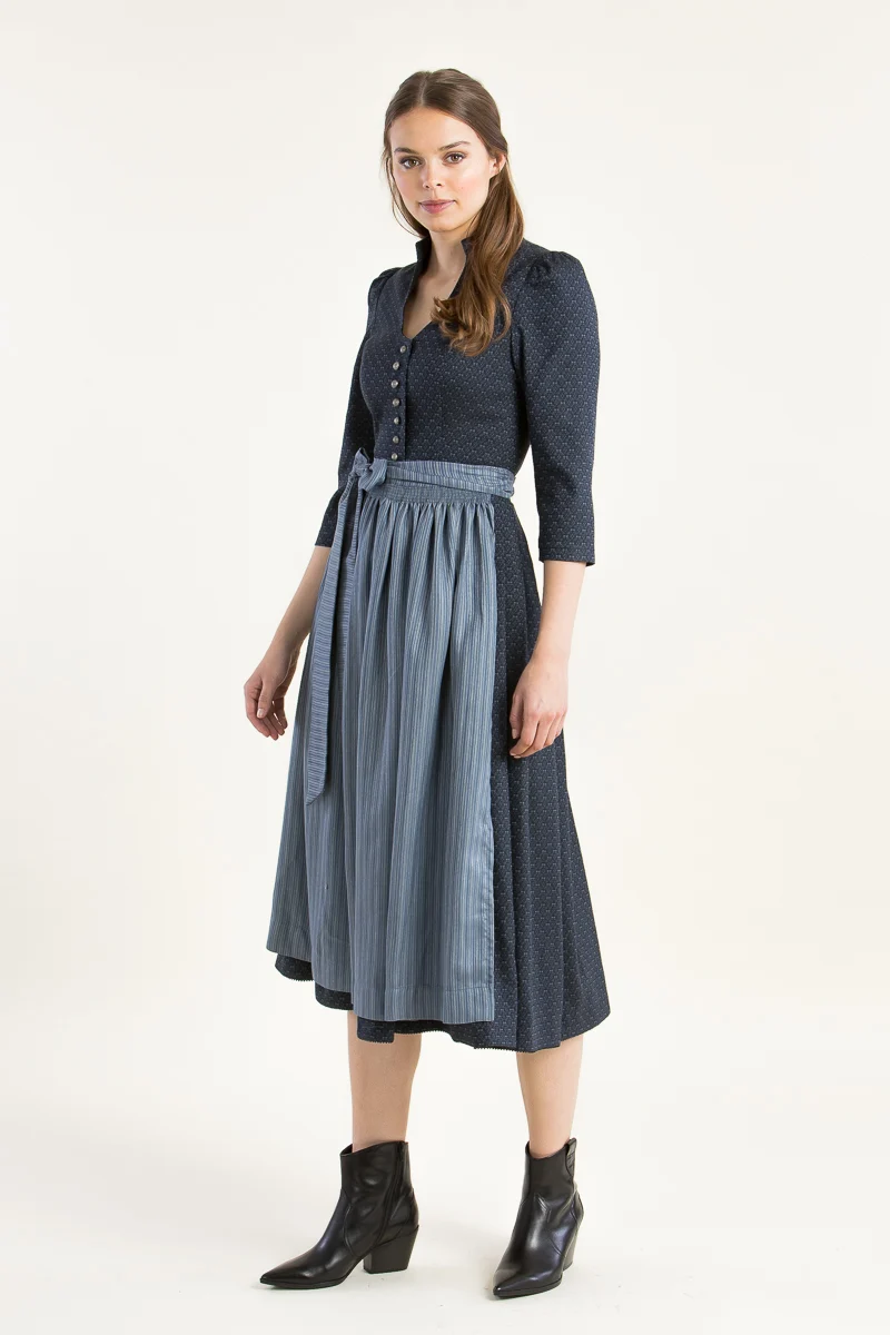 Hammerschmid Langarmdirndl Weitsee blau