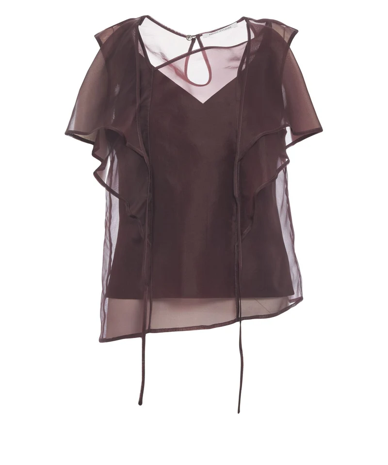 Blusa 'Bren' in seta